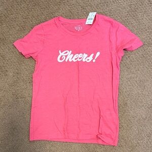 J crew Pink 'Cheers!' Women’s T-Shirt